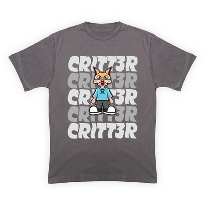 CRITT3R brand shirt featuring a captivating human-dog design, exemplifying the brand's unique style and creativity