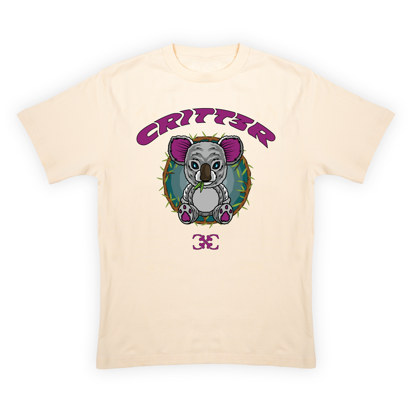 CRITT3R brand shirt featuring an adorable koala design, adding charm and character to the brand's unique style