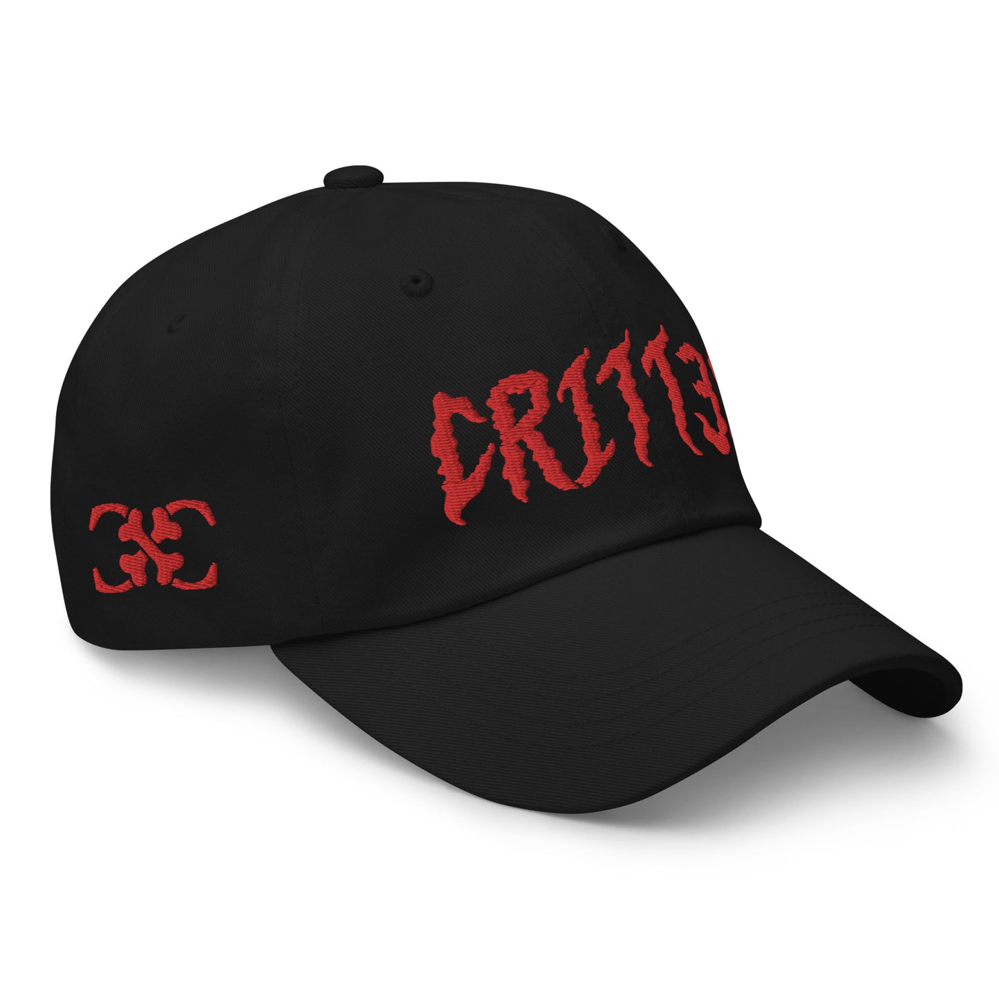 stylish CRITT3R brand hat, showcasing the brand's logo and design